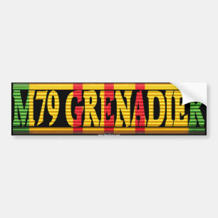 M79 Grenadier Vietnam Service Ribbon Sticker