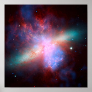 M82 Galaxy Poster