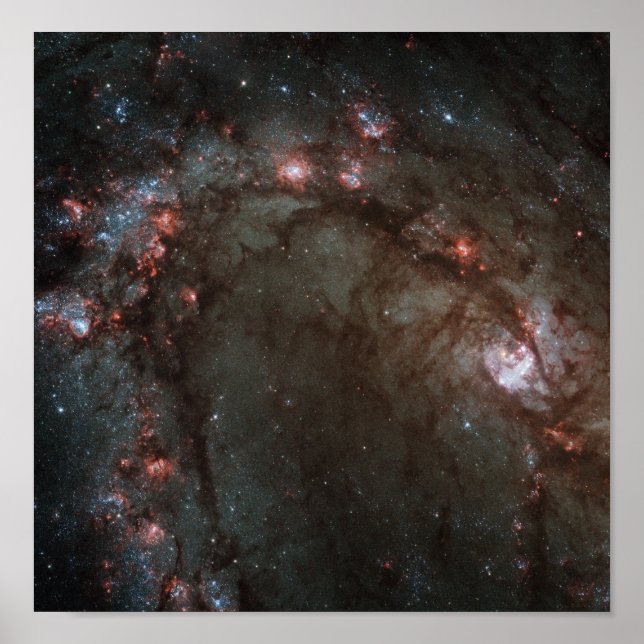 M83 Spiral Galaxy NASA Poster (Front)