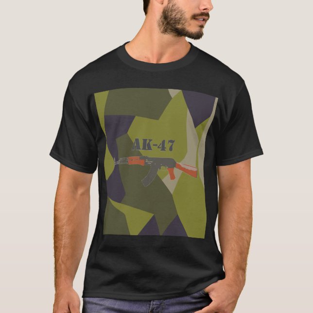 M90 camo AK47 T-Shirt (Front)