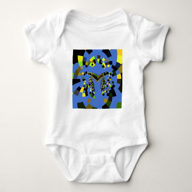M Blue Baby Bodysuit (Front)