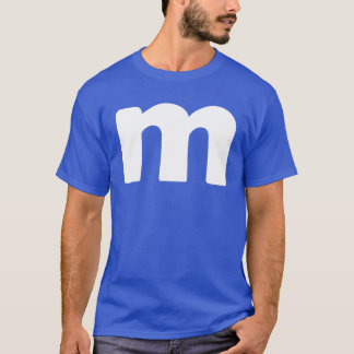 M Chocolate Candy Halloween Team Costume Funny Par T-Shirt