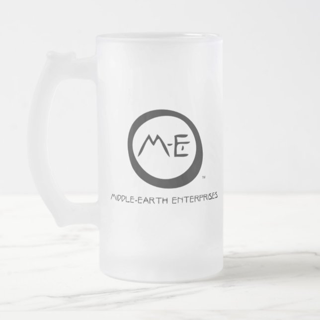 M-E MIDDLE-EARTH ENTERPRISES™ FROSTED MUG (Left)