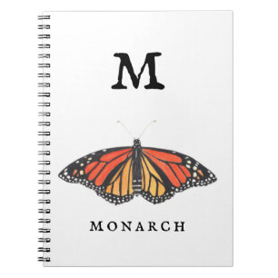 "M" for Monarch Notebook