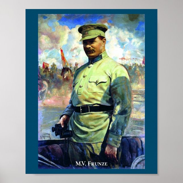 M. Frunze - Soviet Army Officer, Red Army Founder Poster (Front)