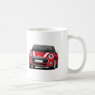 M Hatch Cooper (F56) two image mug, white - red Coffee Mug