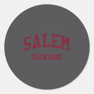 M High School Hs M Va Vintage Srts  Classic Round Sticker