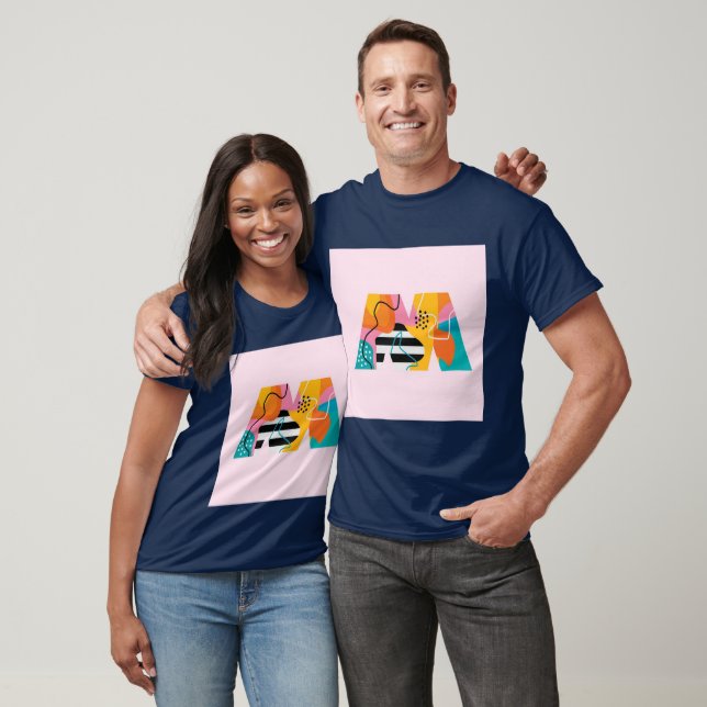 M initial art T-Shirt (Unisex)