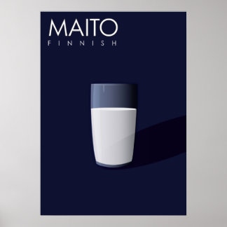M is for Maito, Finnish for Milk. Poster