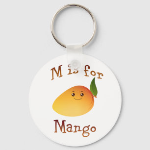 M is for Mango Key Ring