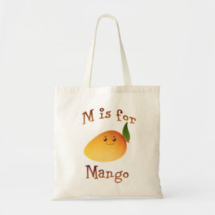 M is for Mango Tote Bag