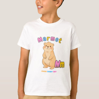 “M is for Marmot” Alphabet Tee – Grow Every Day