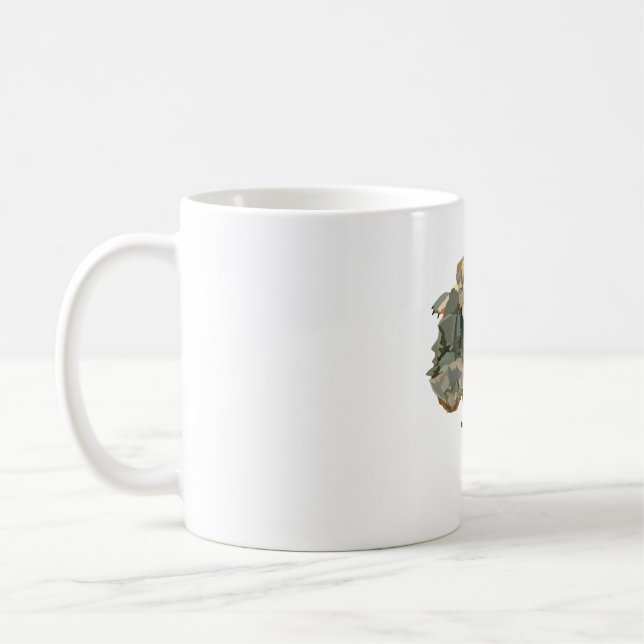 M is for Mata Mata Turtle Coffee Mug (Left)