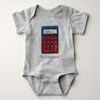 M is for Math School Calculator ABCs Letter M