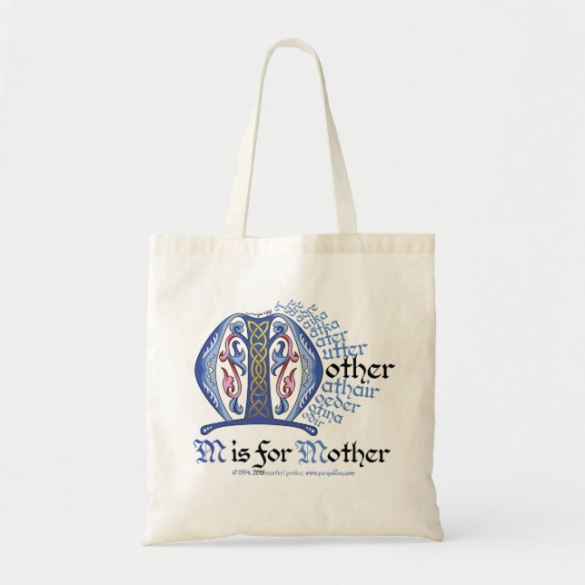 M is for Mother Tote (Front)