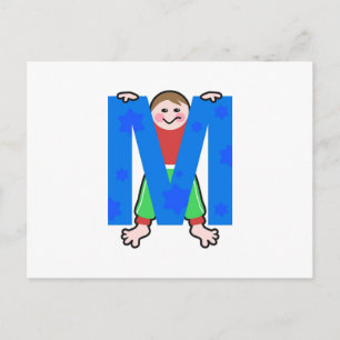 M is for postcard