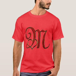 M letter T-Shirt