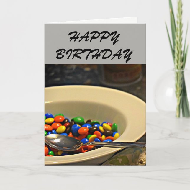 M&M Birthday Card (Front)