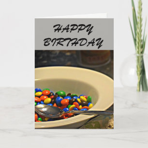 M&M Birthday Card