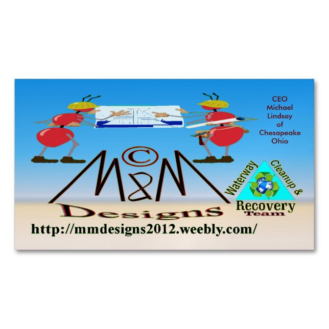 M & M Deisgns BIZ card 2 (Front)