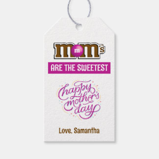 M&M Mothers Day Candy Gift Tags