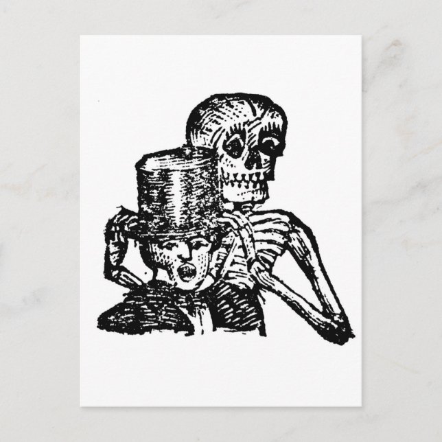 M. Manilla. Periodical Illustration c. 1800's Postcard (Front)