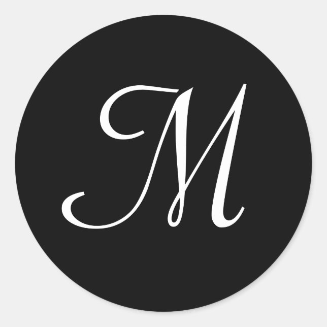 M Monogram Stickers (Front)