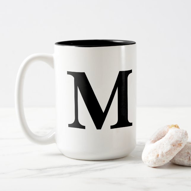"M" mug (With Donut)