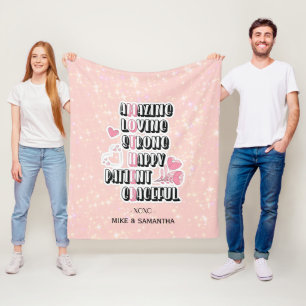M.O.T.H.E.R. - A Tribute to Moms Fleece Blanket