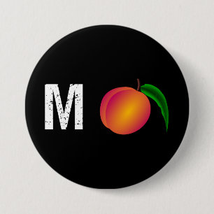 M-Peach Impeach Anti-Trump 7.5 Cm Round Badge