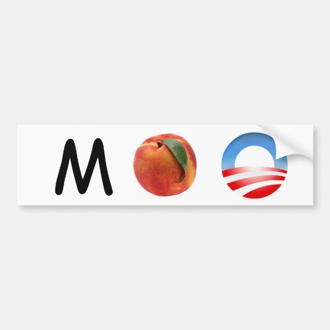 M Peach Obama - Impeach Obama! Bumper Sticker (Front)