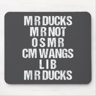 M R Ducks M R Not O S M R Cm Wangs Lib M R Ducks Mouse Mat