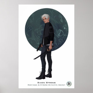 M&S Simon Strong Poster - Art by Mona Finden