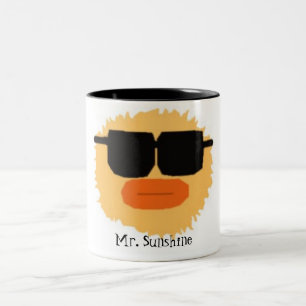 M.sunshine copy, Mr. Sunshine Two-Tone Coffee Mug