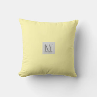 M Throw Pillow 41 x 41 cm