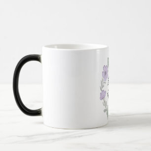 m with Grace Minimalist Floral Mug