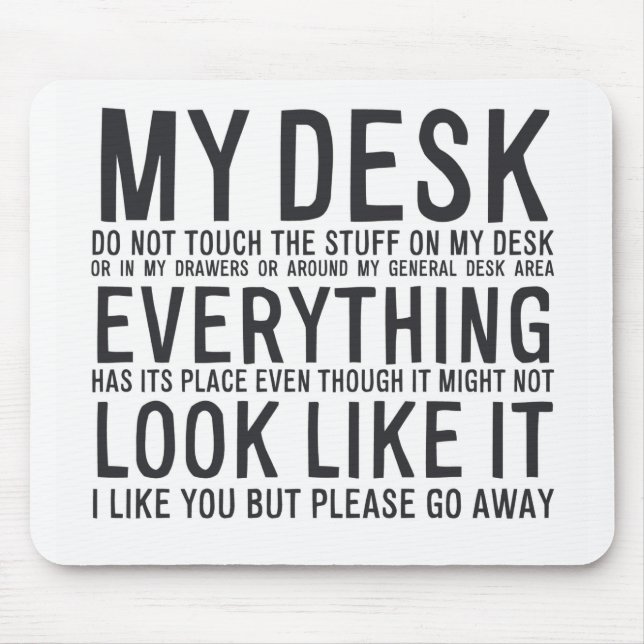 MA013 desk Mouse Mat (Front)