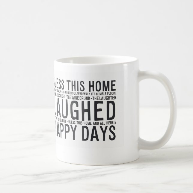 MA014 Bless this Home Coffee Mug (Right)