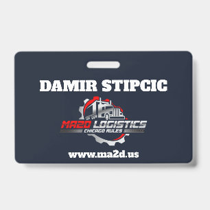 MA2D LOGISTIC ID BADGE