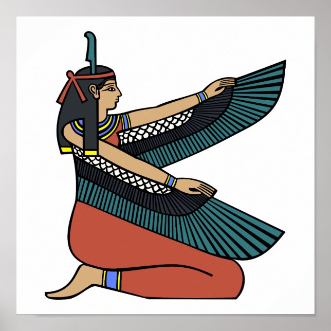 Ma’at (Egyptian Goddess) Poster (Front)