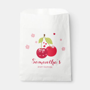Ma Cherie Cherry Pink Coquette Girl Baby Shower Favour Bags