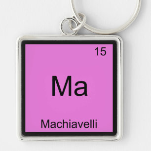 Ma - Machiavelli Funny Chemistry Element Symbol Key Ring