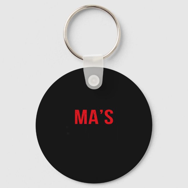 Ma’s Favourite Grandkid Humour For Kids Teens Fami Key Ring (Front)