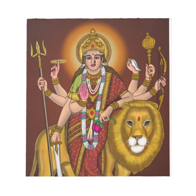 Maa Durga Notepad (Front)