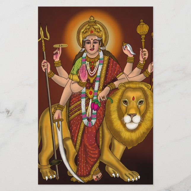 Maa Durga Paper Pad (Front)