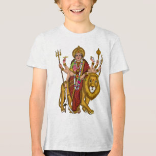 Maa Durga T-Shirt Tri-Blend Shirt