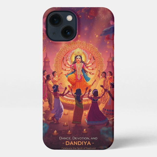 Maa Durga – The Heart of Dussehra Celebrations iPhone Case (Back)