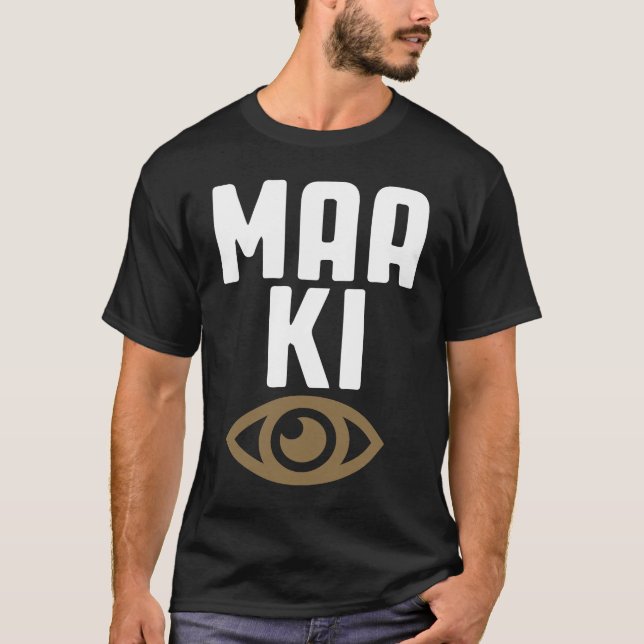 Maa Ki Aankh  Sarcastic Memes T-Shirt (Front)