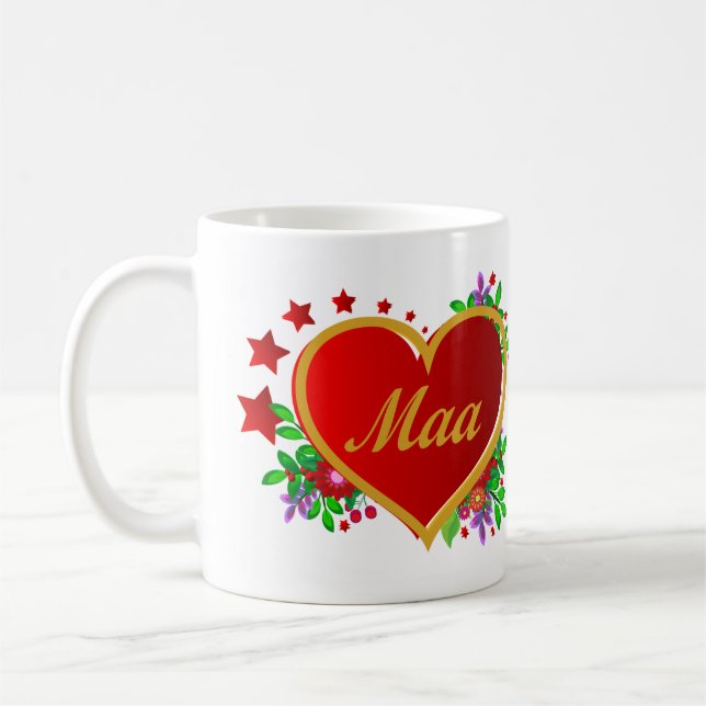 Maa,  Mother's Day Mug (Left)