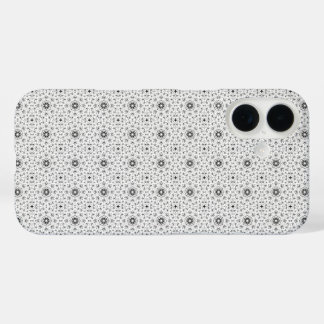 Maacah001 B&W abstract doodle iPhone 16 Case
